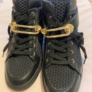 2 for $20 SALE!! Aldo sneakers black with gold detail